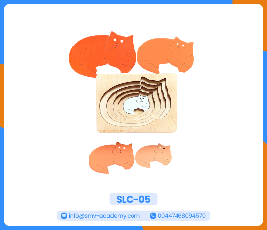 بازل قطة متعدد الطبقات